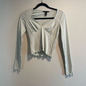 Light green long sleeve